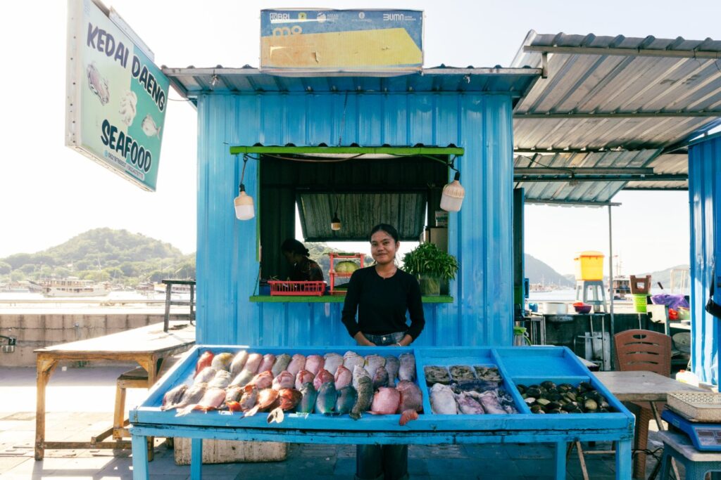 Fishing village kiosk