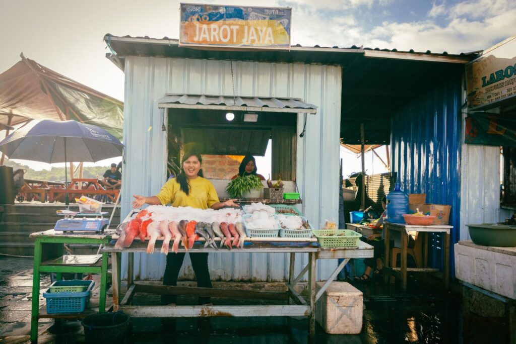 Local produce stall