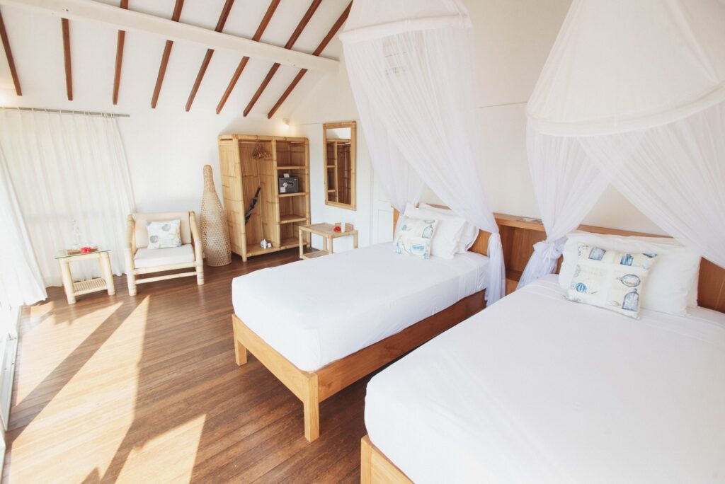 Twin beds